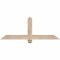 Ekena Millwork Eugene Smooth Timber Gable Bracket, Douglas Fir, 48"W x 18"H x 3 1/2"D x 3 1/2"F, 9/12 Pitch GBW048X18X0404EUG00SDF - alternate 1